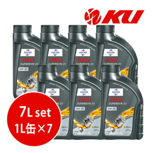 {Ki FUCHS TITAN SUPER SYN D1 SAE 5w-30y7Lz1L×7 7LZbg tbNX ^C^ X[p[ V 5w30
