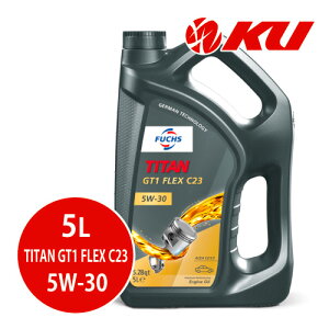 ���{���K�i FUCHS TITAN GT1 FLEX C23 SAE 5w-30 5L×1�� �t�b�N�X �^�C�^�� �t���b�N�X�@5w30