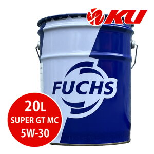 {Ki FUCHS SUPER GT MC SAE 5w-30 20L×1 APISN GWIC tbNX X[p[ 5w30