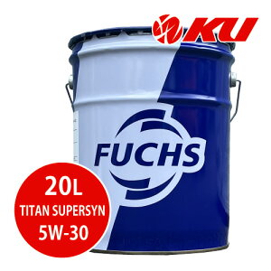 {Ki FUCHS TITAN SUPER SYN SAE 5w-30 20L×1 ACEA A3/B4 API SL(CF) tbNX ^C^ X[p[ V 5w30