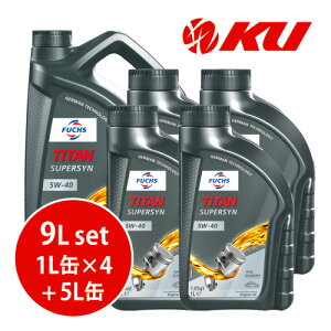 {Ki FUCHS TITAN SUPERSYN SAE 5w-40y9Lz1L×4+5L×1 9LZbg ACEA A3/B4 API SN/SM (CF) GWIC tbNX ^C^ X[p[V 5w40