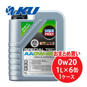 L XyVebNAA 0W-20 1L×6 1P[X f GWIC K\GW LIQUI MOLY SPECIAL TEC AA 0W20 20891