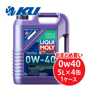 L V]CGiW[ 0W-40 5L×4 1P[X 100%PAOw GWIC K\EfB[[GW LIQUI MOLY SYNTHOIL ENERGY 0W40 9515