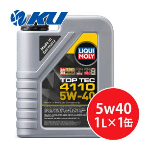 L gbvebN4110 5W-40 1L×1 f GWIC K\EfB[[GW LIQUI MOLY TOP TEC 5W40 21478
