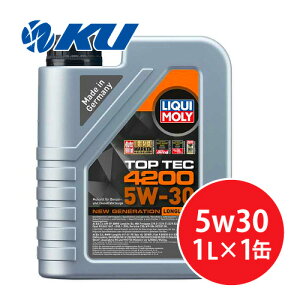 L gbvebN4200j[WFl[V 5W-30 1L×1 f GWIC K\EfB[[GW LIQUI MOLYTOP TEC 4200 NEW GENERATION 5W30 20903