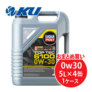 L gbvebN6100 0W-30 5L×4 1P[X f GWIC K\GW LIQUI MOLYTOP TOP TEC 6100 0W30 20779