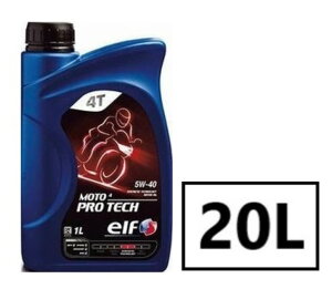 elf MOTO4 PROTECH 5W-40 20L×1 4TCN IC Gt g4 vebN 2 oCN 4Xg[N Sw 5W40 20l y[ GtIC