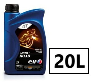 elf MOTO4 ROAD 15W-50 20L×1 4TCN IC Gt g4 [h 2 oCN 4Xg[N  20l y[ Ɩp GtIC elfIC 15w50