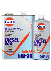 Gulf DIESEL ECO DL-1 GWIC 5W-30 1L×20 Kt fB[[ GR fB[[GW JASO DL1 5w30