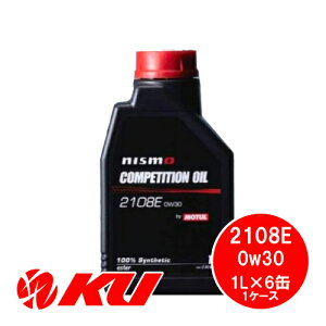 jX RyeV IC 2108E 0W-30 1L×6 1P[X GWIC 100%w NISMO COMPETITION OIL by MOTUL / `[ 0w30