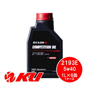 jX RyeV IC 2193E 5W-40 1L×6 1P[X GWIC 100w NISMO COMPETITION OIL by MOTUL / `[ 5w40