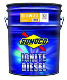 SUNOCO IGNITE DIESEL DL-1/SH/CF-4 5W-30 20L×1缶 エンジンオイル スノコ イグナイトディーゼル FULL SYNTHETIC 5w30