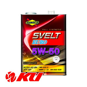 SUNOCO Svelt EURO 5W-50 4L×1 API:SP ACEA:A3/B4 S GXez XmR XFg [ 5w50 GWIC