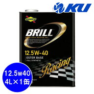 SUNOCO BRILL 12.5W-40 4L×1缶 エンジンオイル スノコ ブリル 100%化学合成 12.5W40