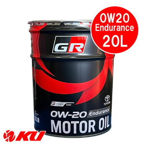 g^ GR [^[IC Endurance 0W-20 20L GR MOTOROIL TOYOTA GAZOO Racing 0w20