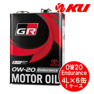 g^ GR [^[IC Endurance 0W-20 4L×6 GR MOTOROIL TOYOTA GAZOO Racing 0w20