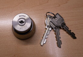 U9　LA・MAシリンダー　MIWA　美和ロック　交換用　33~42mm　ステンHL《B-02-10》【即日出荷】【店頭引渡可能】