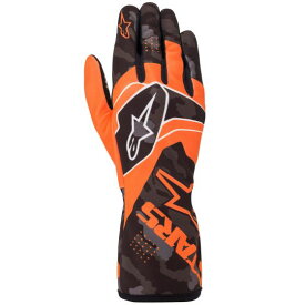 Alpinestars Tech 1-K Race V2 Kart Gloves アルパインスターズ Tech 1-K Race V2 Kart Gloves Fluro Orange / Black (Camo)