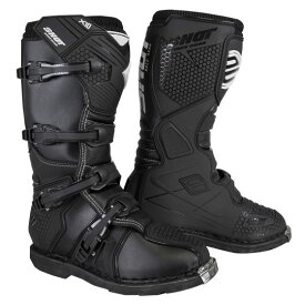 Shot ショット 2020 x 10 2.0 Motocross Boots. Colour Black 【 モトクロス Motocross MX オフロード オートバイ ブーツ 靴 boots シューズ 】