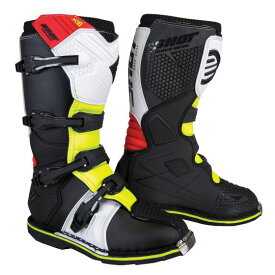 Shot ショット 2020 x 10 2.0 Motocross Boots. Colour Black / Red / White / Neon Yellow 【 モトクロス Motocross MX オフロード オートバイ ブーツ 靴 boots シューズ 】