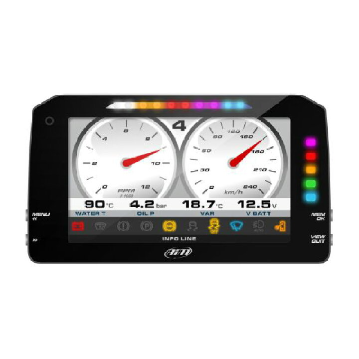 楽天市場】AIM Motorsport エーアイエム MXP Strada Dash 6インチ 