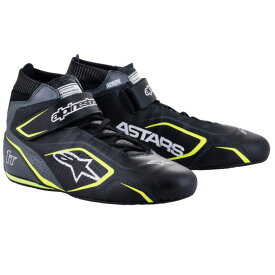 最安挑戦中 新モデル Alpinestars アルパインスターズ Tech 1-T V3 Race Boots アルパインスターズ テック1-T V3 レースブーツ シューズ Black / Grey / Fluro Yellow