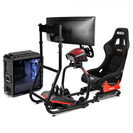 Assetto Corsaインストール済み NEW Sparco Sim RigII コンプリート Complete シミュレーター シムセット Seat Option RevQRT