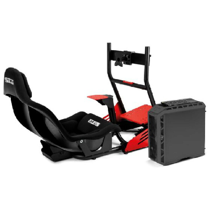 楽天市場】NEW Sparco ゲーミングPCセットアップでGPシムレーシング 