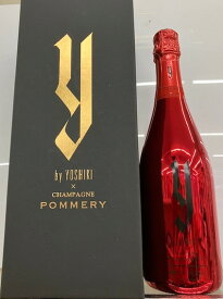 ワイ バイ ヨシキ シャンパーニュ ポメリー ブリュット ロゼ Y by YOSHIKI × Champagne Pommery Brut Rose[常温便] 　化粧箱付　750ml　12.5度　※一部地域送料無料