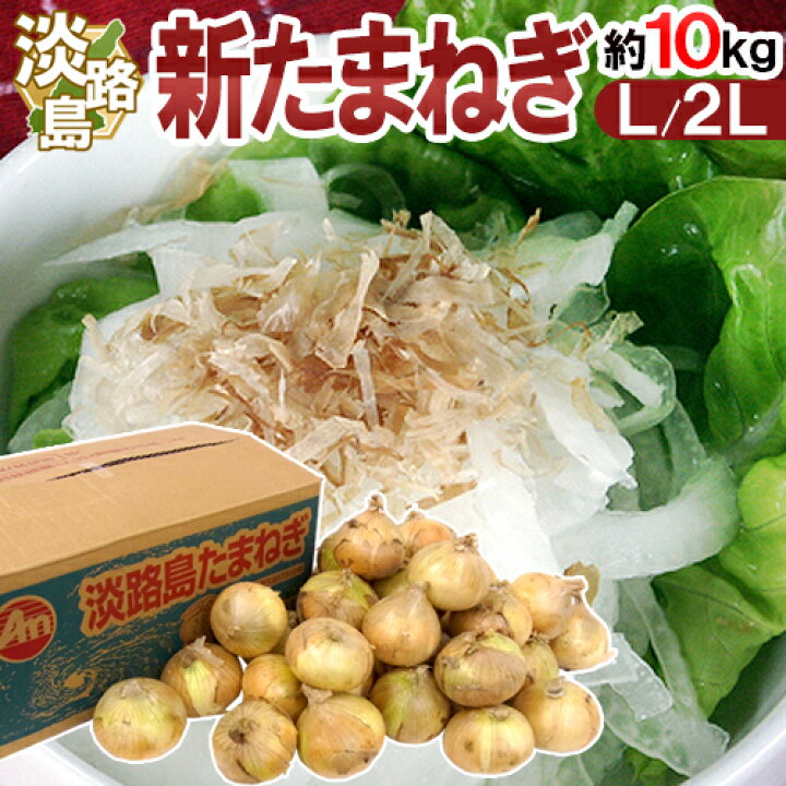 楽天市場】”兵庫県 淡路島産 新たまねぎ” 秀品 L/2L 約10kg【予約 4 