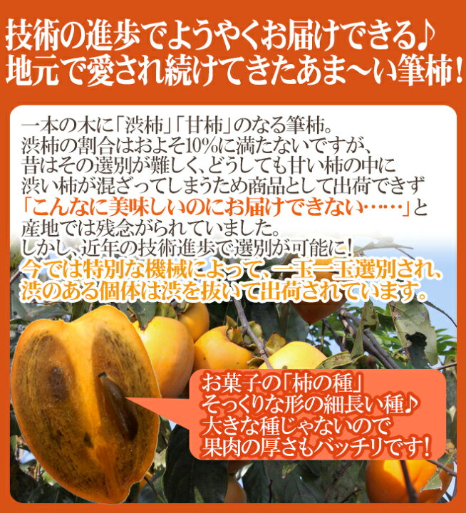 楽天市場】愛知県 幸田町 ”筆柿” 秀品 L〜3L 約3.5kg ふで柿【予約 9月下旬以降】 送料無料 : くらし快援隊〜お中元お歳暮ギフト 楽天市場】愛知県 幸田町 ”筆柿” 秀品 L〜3L 約3.5kg ふで柿【予約 9月下旬以降】 送料無料 : くらし快援隊〜お中元お歳暮ギフト