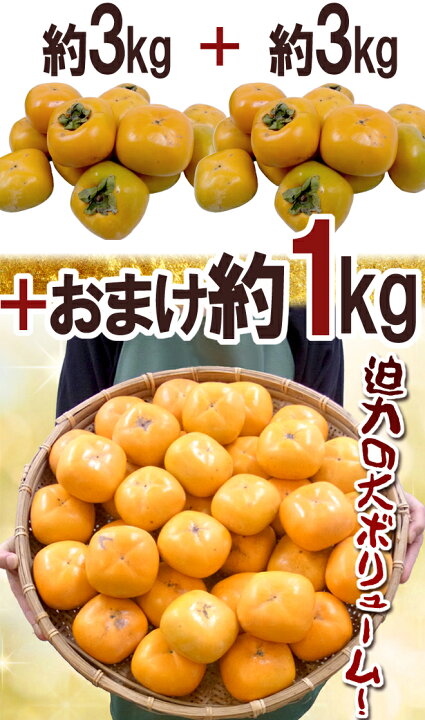楽天市場】和歌山産 ”たねなし柿” 訳あり 12〜15玉前後 約3kg《2箱ご購入で1kgおまけ》【予約 10月以降】 送料無料 : くらし快援隊〜お中元お歳暮ギフト 楽天市場】和歌山産 ”たねなし柿” 訳あり 12〜15玉前後 約3kg《2箱ご購入で1kgおまけ》【予約 10月以降】 送料無料 : くらし快援隊〜お中元お歳暮ギフト