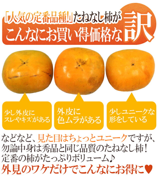 楽天市場】”たねなし柿” 訳あり 約5kg 大きさおまかせ 産地厳選 種無し柿/庄内柿/おけさ柿【予約 10月以降】 送料無料 : くらし快援隊〜お中元お歳暮ギフト 楽天市場】”たねなし柿” 訳あり 約5kg 大きさおまかせ 産地厳選 種無し柿/庄内柿/おけさ柿【予約 10月以降】 送料無料 : くらし快援隊〜お中元お歳暮ギフト