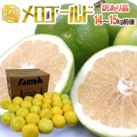 カリフォルニア産 ”メロゴールド” 訳あり 約14〜15kg前後 大きさおまかせ【予約 11月末以降】 送料無料