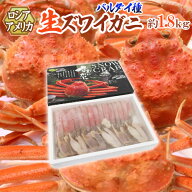ロシア・アメリカ産 冷凍 ”生ズワイガニ バルダイ種 ハーフポーション” 約1.8kg 化粧箱入り ズワイ蟹 …