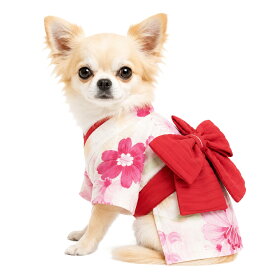 犬用浴衣 K5152-4S-34 送料無料 在庫処分 サイズ4S 和風犬のゆかた 着物姿 犬の服 姫用のきもの ドッグウエアー ペットグッズ