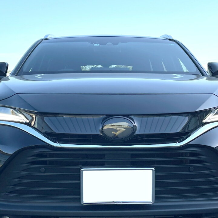 楽天市場 ハリアー 80系 パーツ エンブレム チュウヒ マークレス アクセサリー 新型ハリアー80系 専用 フロントエンブレム 鷹エンブレム マークレスグリル 外装パーツ 車 グリル ガーニッシュ トリム ロゴ フロントグリル カスタムパーツ ドレスアップパーツ トヨタ 1p