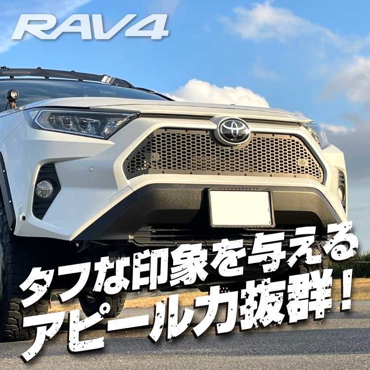 楽天市場】RAV4 50系 G X グレード 専用 パーツ グリルカバー