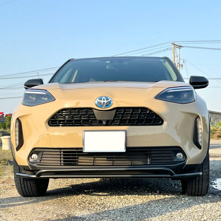 楽天市場 ヤリスクロス パーツ バンパーガード オフロード カスタムパーツ アクセサリー 新型ヤリスクロス 専用 フロントバンパーガード 車 バンパー カバー ガード プロテクター グリルガード ブルバー 外装パーツ ドレスアップパーツ トヨタ 1p フロントバンパーカバー