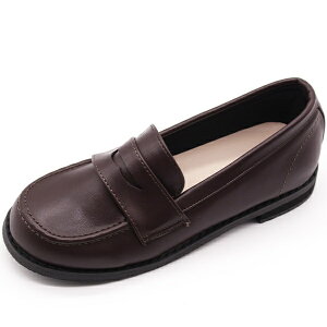 ローファー キッズ ジュニア 子供 靴 黒 ブラック 茶 ダークブラウン 軽量 軽い クッション性 滑りにくい 卒業式 入学式 モンモン Mong Mong 375