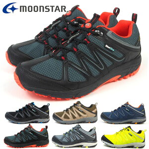 ムーンスター moonstar 防水スニーカー SPLT SDM01 メンズ アウトドアスニーカー トレッキング キャンプ レジャー サプリスト ウォーキングシューズ ムレにくい 幅広設計 4E 防水設計 外反母趾 Shut