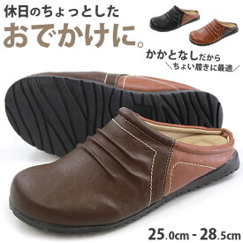 【送料無料】 サンダル サボ メンズ 靴 男性 黒 履きやすい 軽い PENNY LANE 6004B