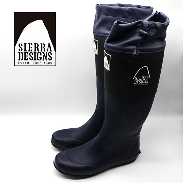 レインブーツ メンズ レディース 長靴 黒 ブラック グリーン ネイビー SIERRA DESIGNS SD2004 平日3〜5日以内に発送 |  靴のニシムラ