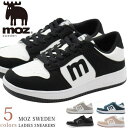 モズ スニーカー レディース 靴 黒 ブラック 白 ホワイト ベージュ エルク シンプル コート コートスニーカー 幅広 3E 軽量 軽い かわいい おしゃれ シンプル 人気 パンダ バスケ 滑りにくい 春 夏 コート カジュアル moz MZ-833AR