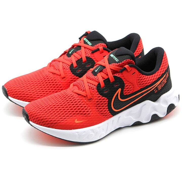 楽天市場 ナイキ スニーカー メンズ 靴 レッド グレー ランニング おしゃれ ジム ウォーキング コーデ 人気 リニュー ライド 2 Nike Renew Ride 2 Cu3507 600 父の日 靴のニシムラ