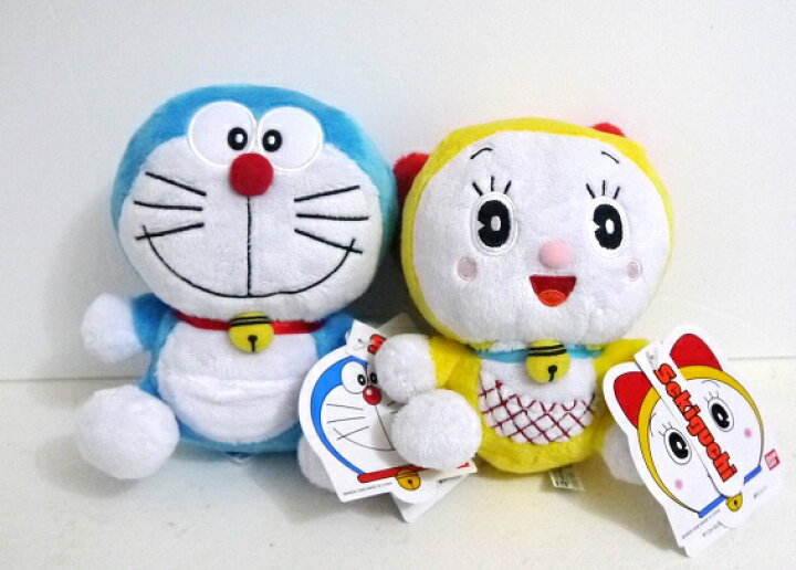 楽天市場】「ドラえもん＆ドラミちゃん ぬいぐるみ Sサイズ：2種セット 