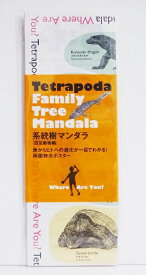 『Tetrapods Family Tree Mandala 系統樹マンダラ・シリーズ 四足動物編』両面特大ポスター
