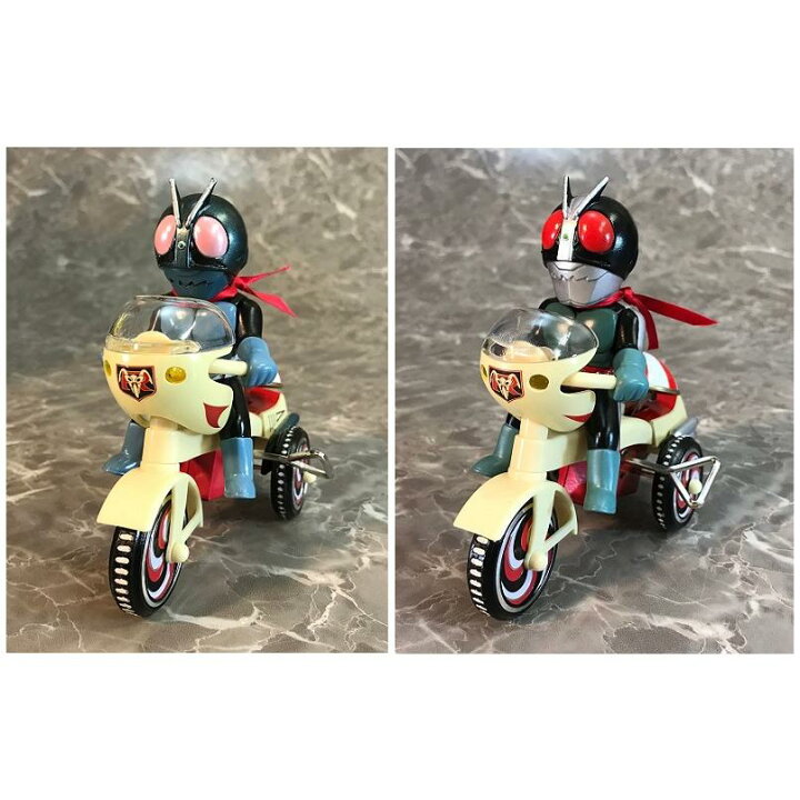 楽天市場】『EX三輪車 仮面ライダー旧1号 Bタイプ＆仮面ライダー旧2号 