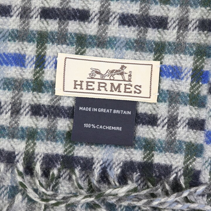 楽天市場】【本物保証】 【京都屋質店】 【HERMES エルメス】 カシミア 