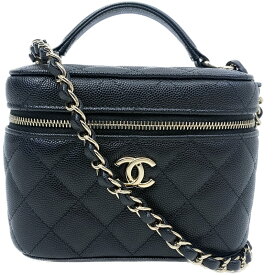 【本物保証】 【京都屋質店】【CHANEL シャネル】ヴァニティケース　スモール　AS3171　ココマーク　チェーンショルダーバッグ　2WAYバッグ　キャビアスキン　ブラック　スモール　ヴァニティ 【未使用】【PAWN SHOP】【質屋出品】